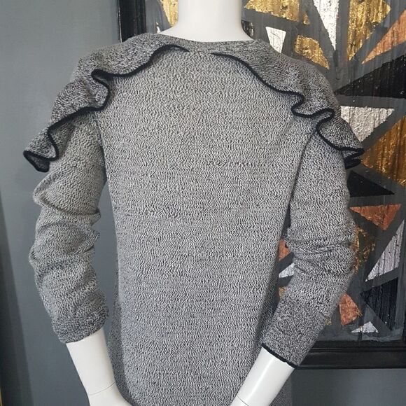 Dalia Ruffled Sweater Dress  - Picture 8 of 9